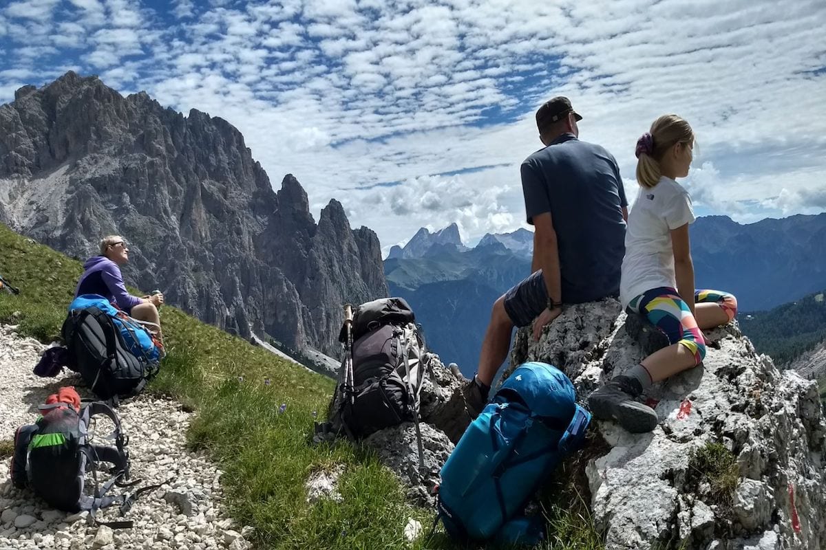 Dolomiti di Fassa Familietrekking