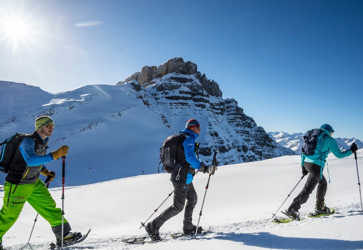Sneeuwschoenwandelen, Kleinwalsertal
