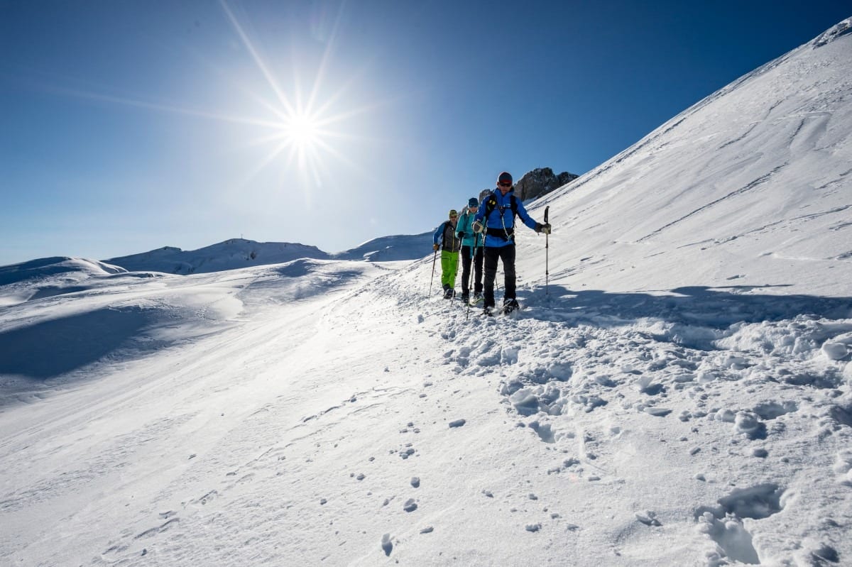 Sneeuwschoenwandelen, Kleinwalsertal