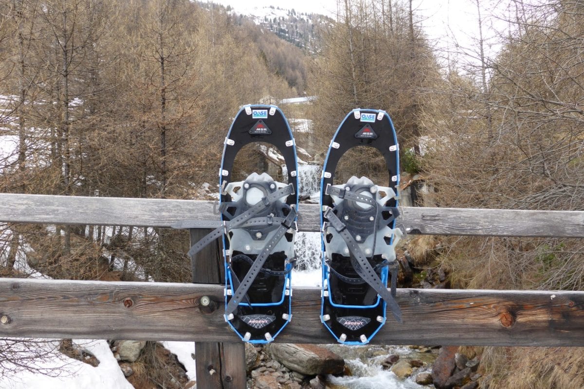 Transalp op sneeuwschoenen