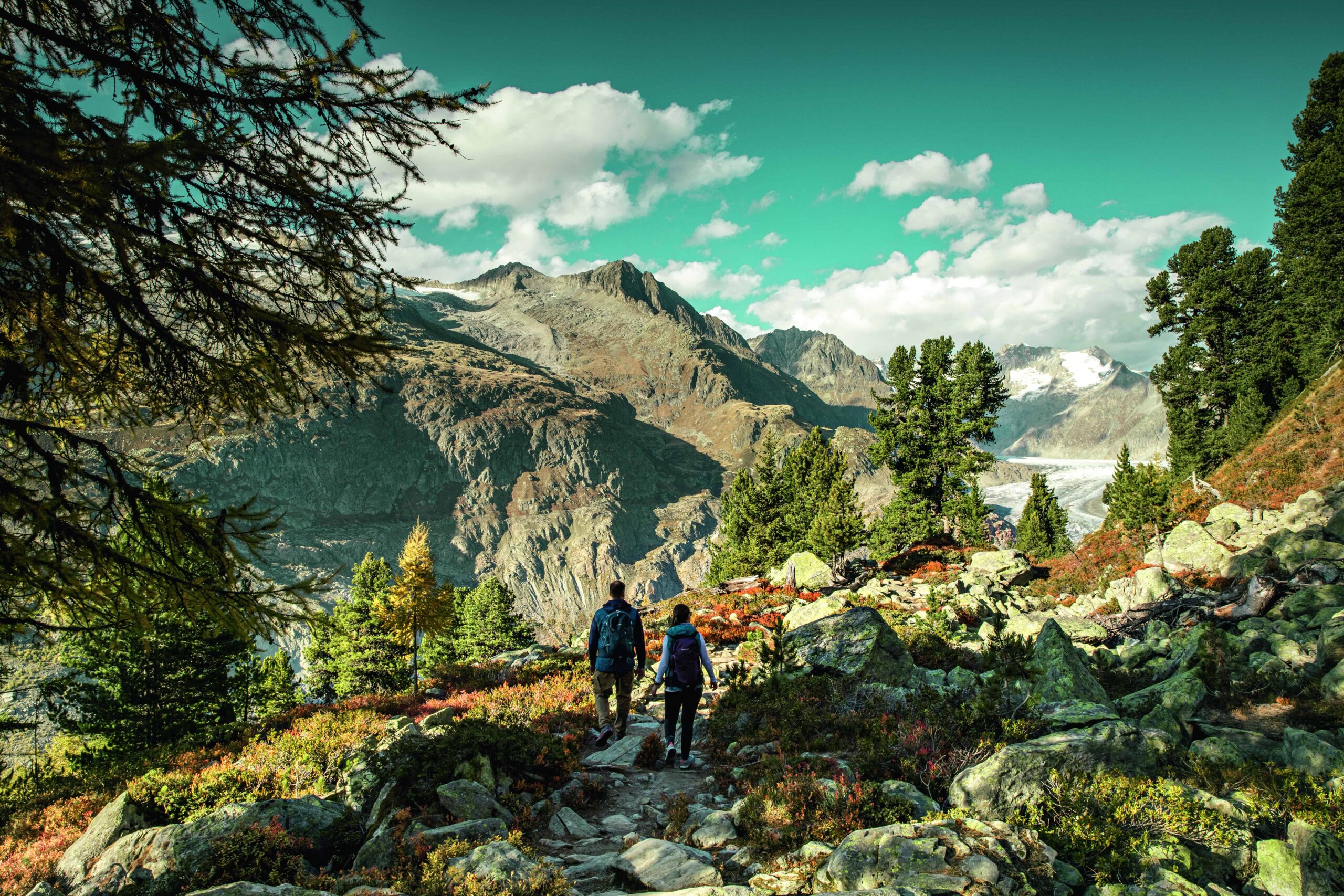 Aletsch Panoramaweg en Lötschberg