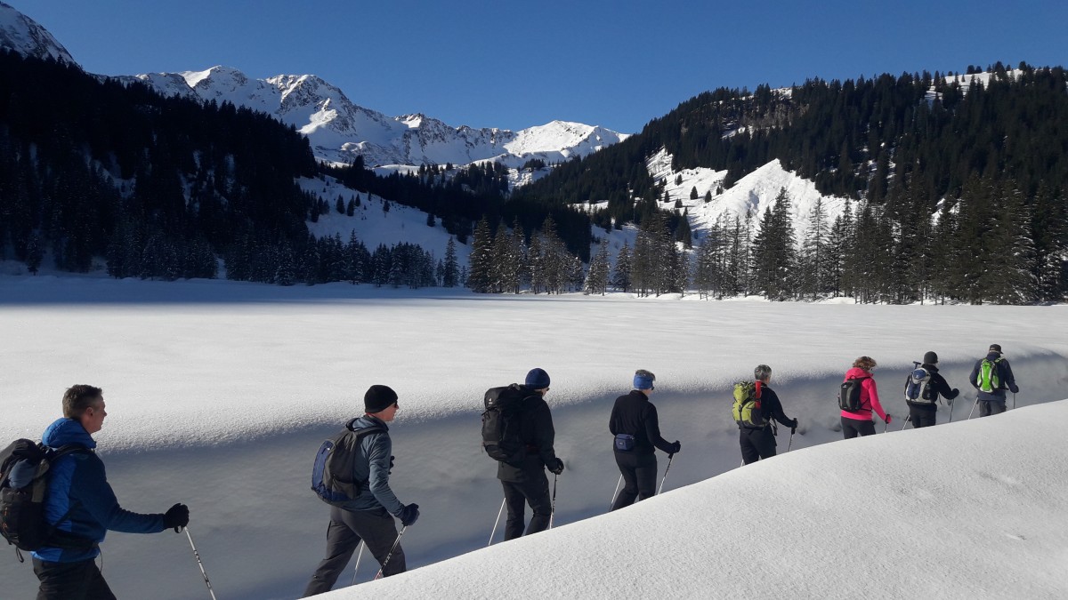 Sneeuwschoenwandelen Schwarzwasserhütte
