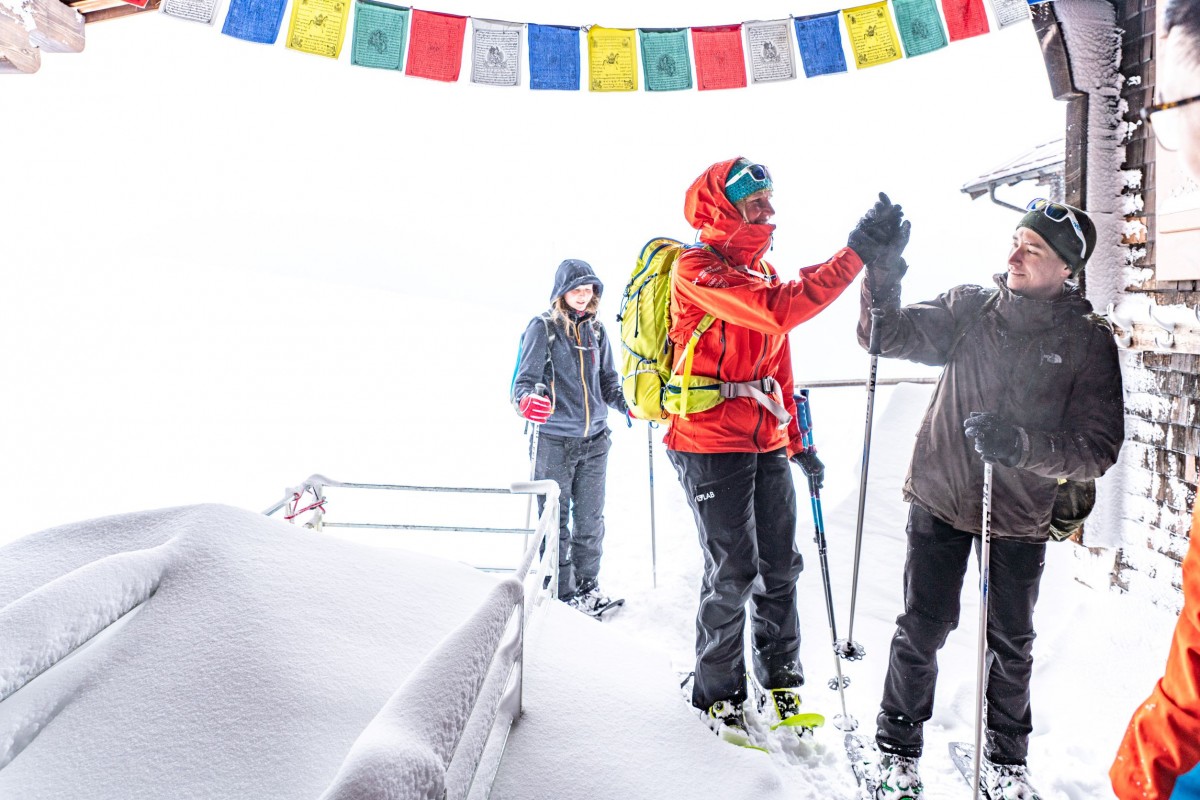 Sneeuwschoenwandelen Schwarzwasserhütte