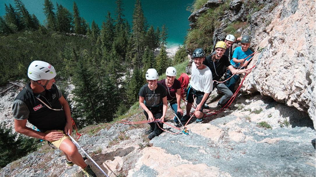 Klimcursus op de alm, Dolomieten