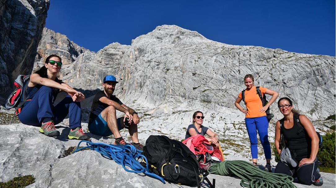 Klimcursus op de alm, Dolomieten