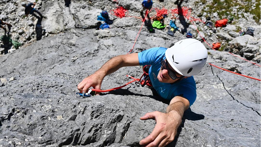 Klimcursus op de alm, Dolomieten