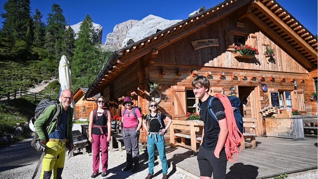 Klimcursus op de alm, Dolomieten